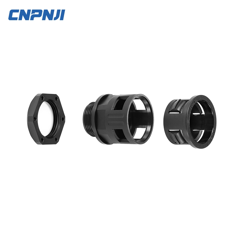 Wholesale Price Plastic Corrugated Quick Straight Coupling Nylon Flexible Conduit Adaptor