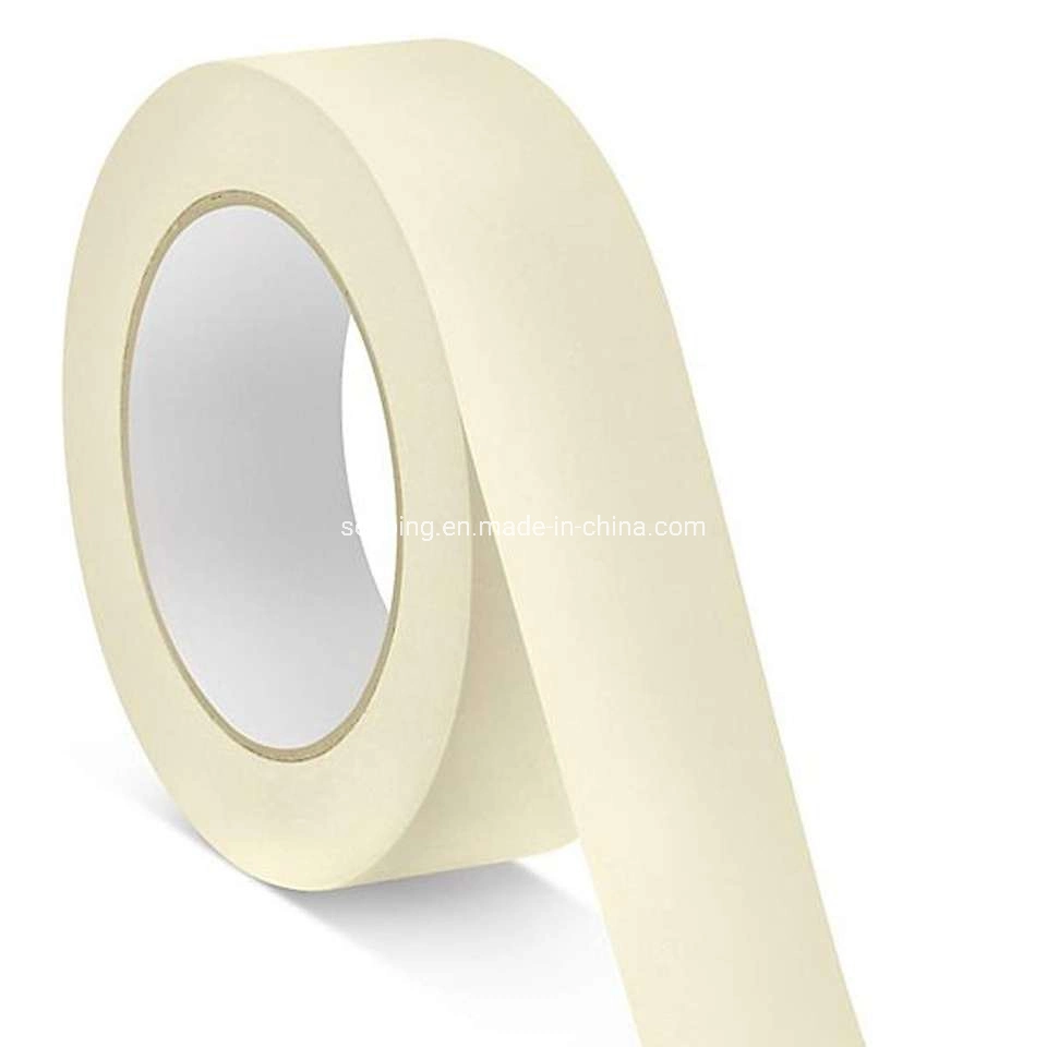 High Temperature Masking Tape Best Selling Items Crepe Paper Masking Tape Best Rubber Adhesive Solvent Autobody Automotive Paper Masking Tape