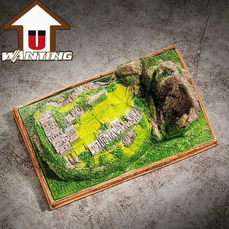 Custom Country Machu Picchu 3D Resin Miniature Building City Model Tourist Souvenir