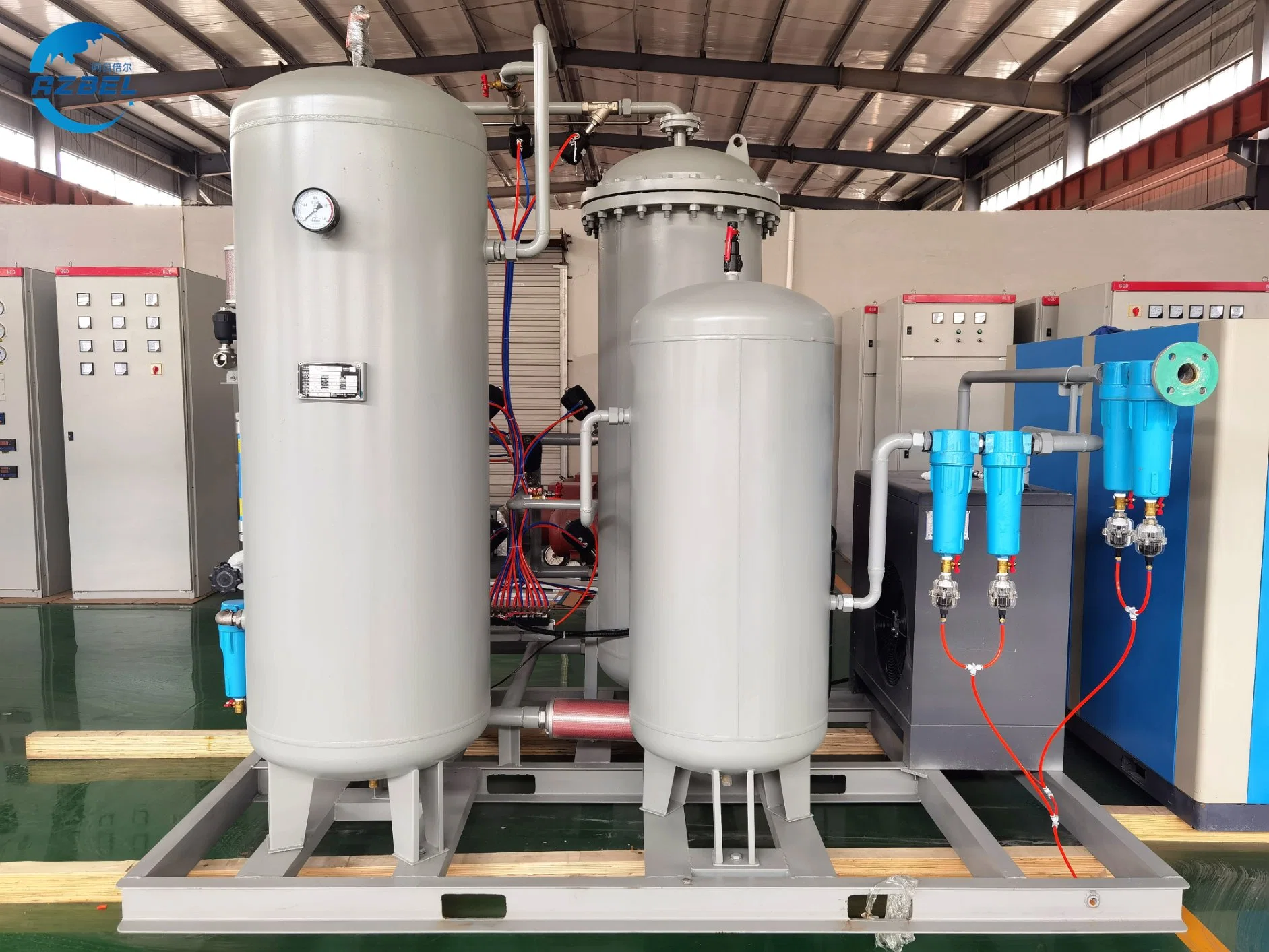 Cylind Nitrogen Gas Filling Equipment Psa Nitrogen Making for Laboratory and Cable Industry