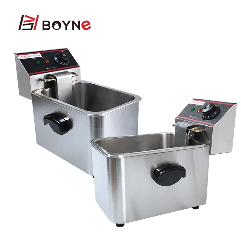 Fast Food Restaurant Kitchen Deep Fryer 4L Electric Fryer