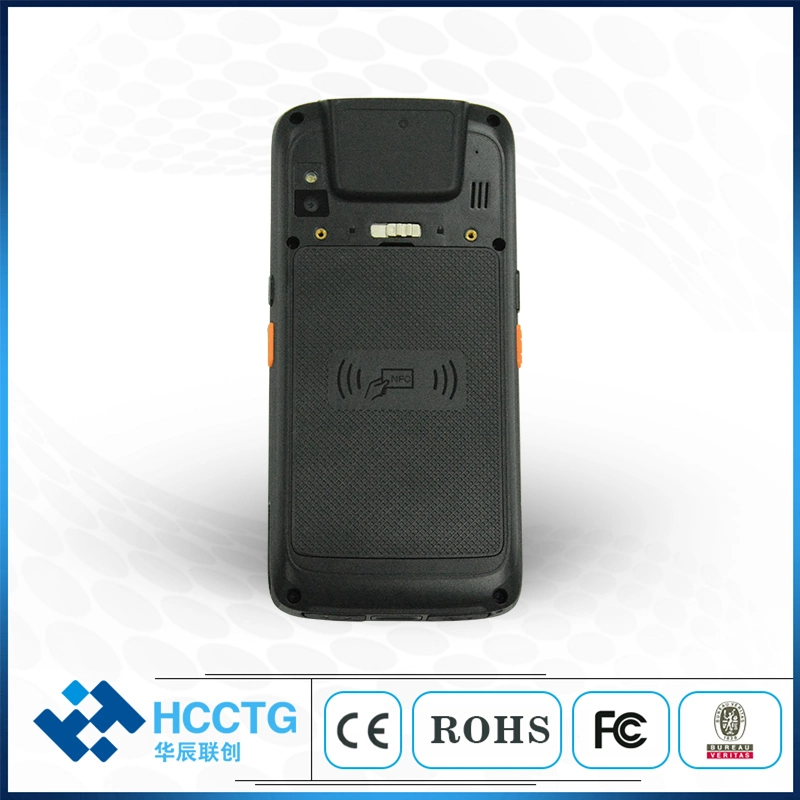 IP65 Android 11 5 pulgadas Industrial resistente PDA asistencia Lector de tarjetas NFC y escáner de códigos de barras 1d 2D (HT50C)