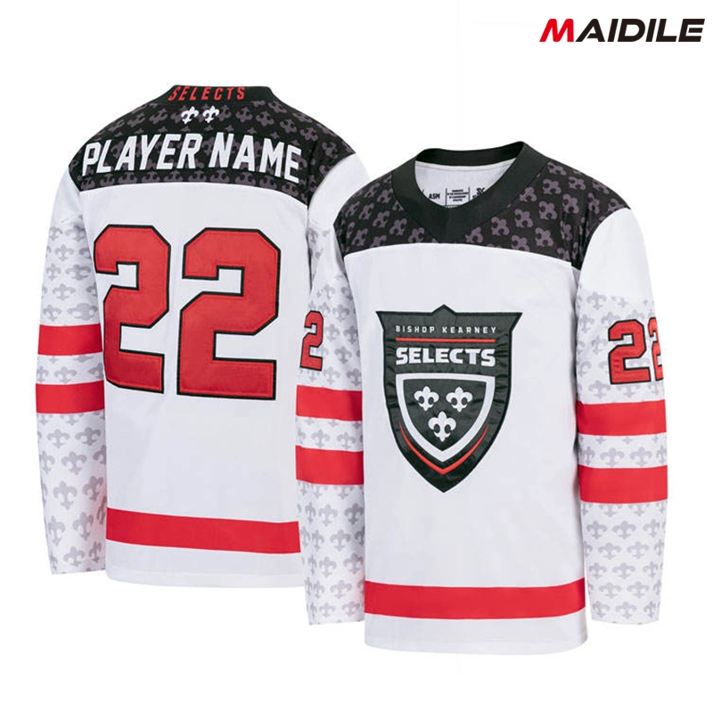 New Design Hockey Team Training Uniforms Embroidery Tackle Twill Patches Ice Hockey Wear