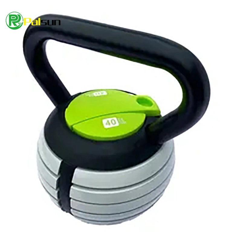 Factory Supply Home Fitness Equipo de gimnasio Hervidor de hierro fundido Bell Juego de pesas ajustable para la competencia Kettlebell