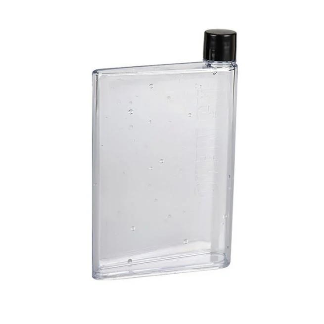 Fashion 430ml A5 A6 Memo Notebook PC Plastic Water Bottle