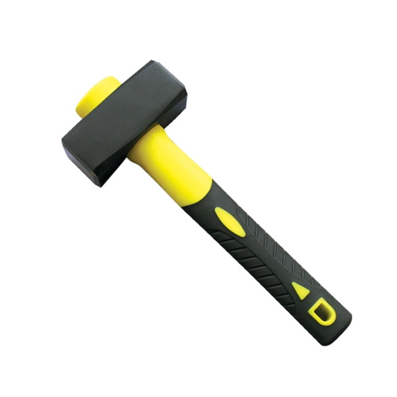 Construction Tools Hand Tools Hammer Carbon Steel Wooden Handle Rock Breaker Stone Splitting Hammer