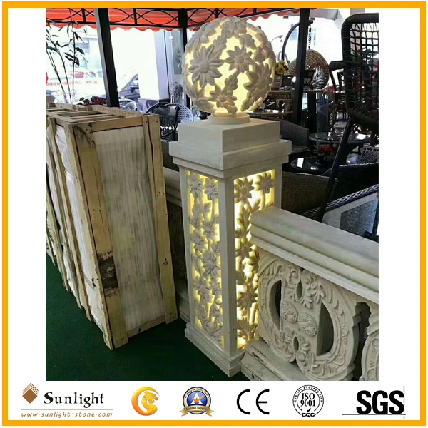 Waterproof LED Sculpture Stone for Home or Garden Decoration