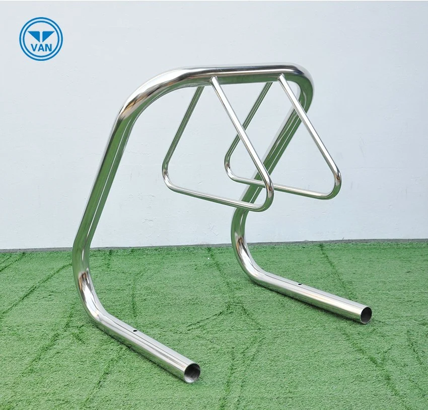 Two-Sided Bike Parking Stand Storage 2 Seats Triangle Loop Bike Racks