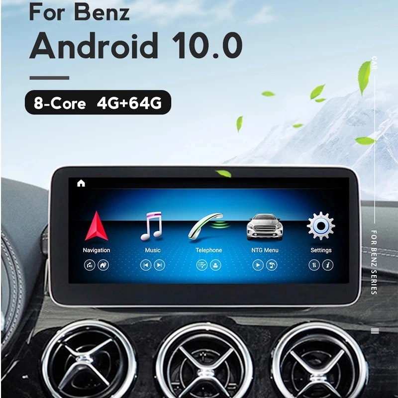 Silverstrong 1920*720 10 Radio GPS Android Pantalla de MB Benz Gla 200 220 260 A160 A180 A200 220d250 A260 W176 2016-2018