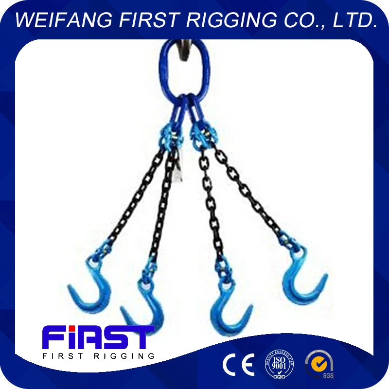 Chain Sling Legs Hanging Chain Lifting Tool Combination Tool for Lifting Crane Spreader