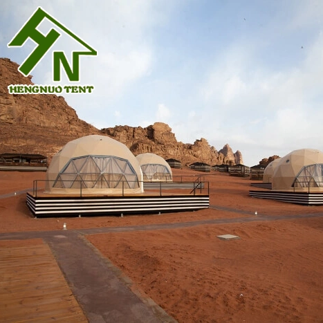 Décoration de l'hôtel dôme géodésique désert tente pour la vente