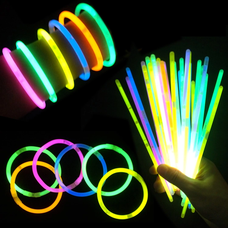 210mm Size Light up Glow in The Dark Stick Bracelet Children Party Lights Blinking Glow Stick