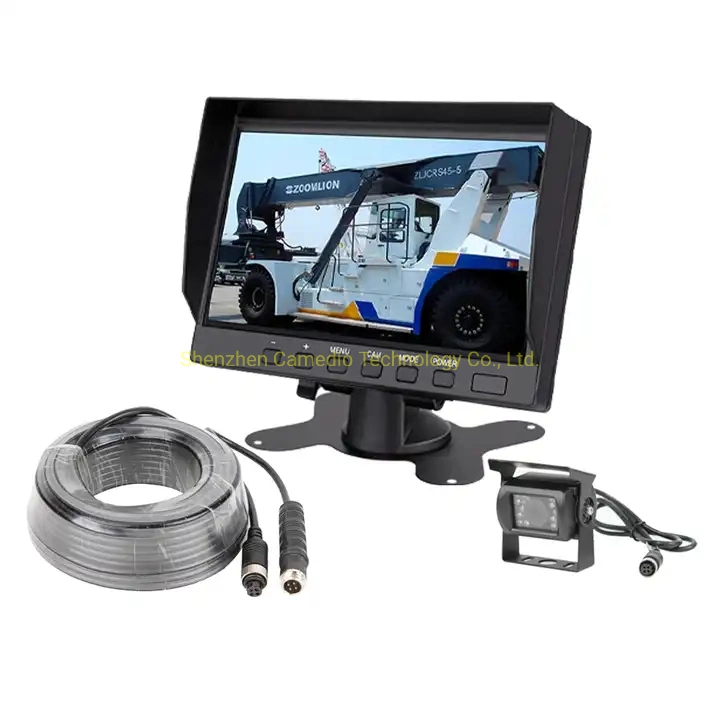 7" Rear View Camera and Split Screen Car Monitor Car Truck Backup Camera System