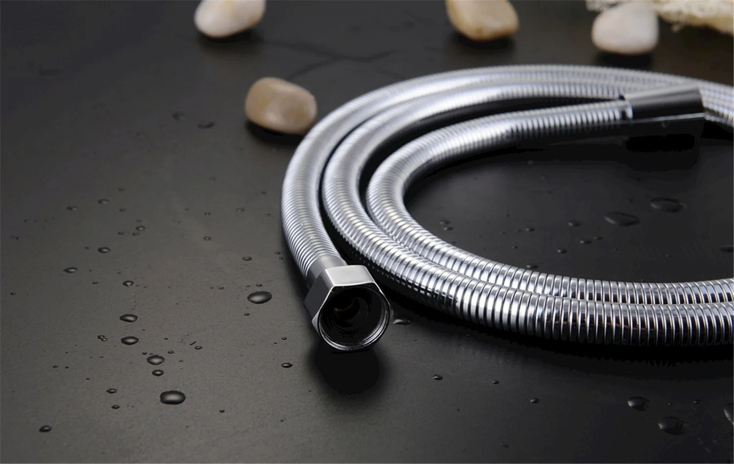 H2 1.5m High Pressure Stainless Steel Bathroom Shower Hose