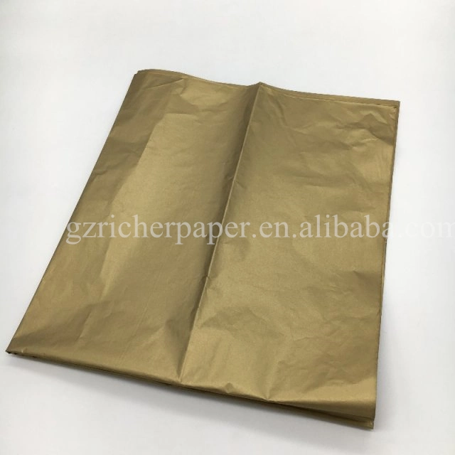 Custom Gold Brand Logo Printing Gift Wrapping Tissue Paper for Packing