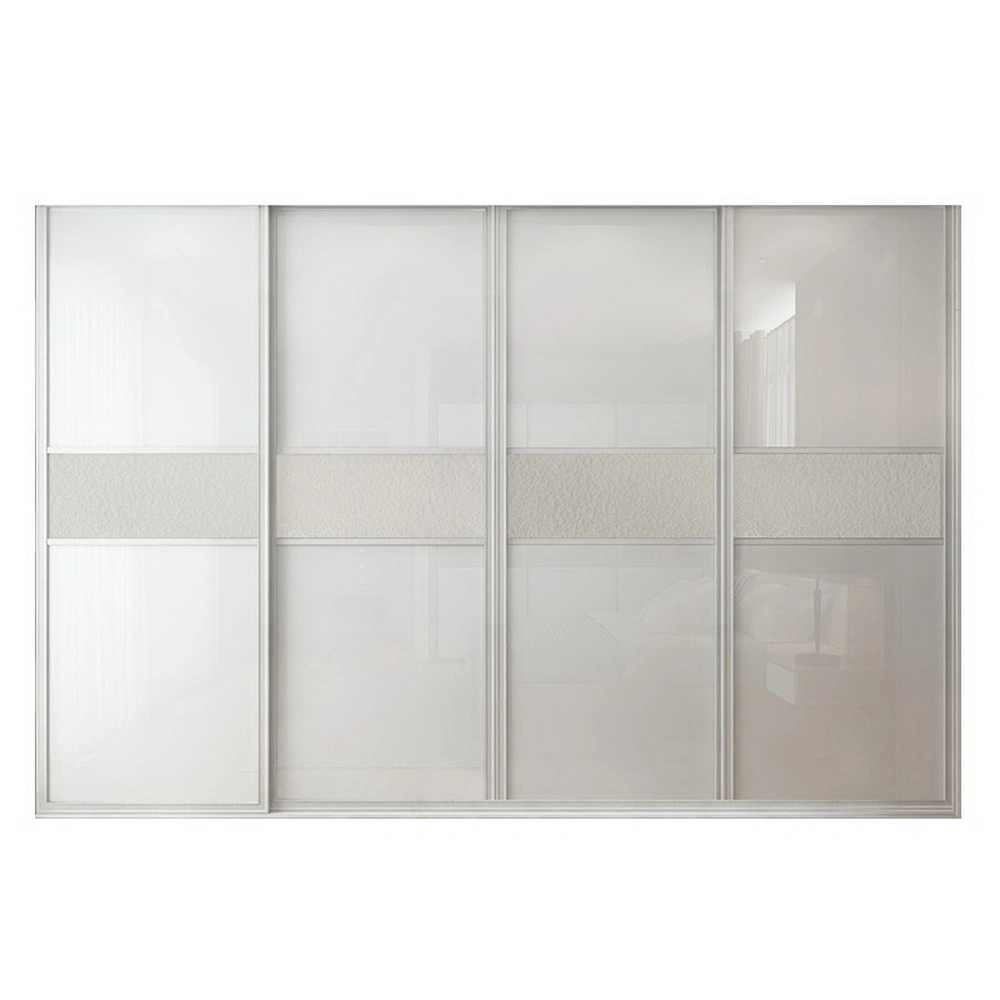 PVC-Tür Holz modern White Kleiderschrank Einfache Garderobe Schlafzimmer Möbel Zu Hause