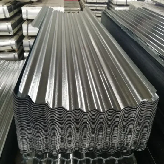 Steel Hot Rolled Z85G/M Metal Z275 Dx51d Az150 G550 Anti Finger Galvanized Zincalume Gl Building Material Corrugated Steel Tile Al