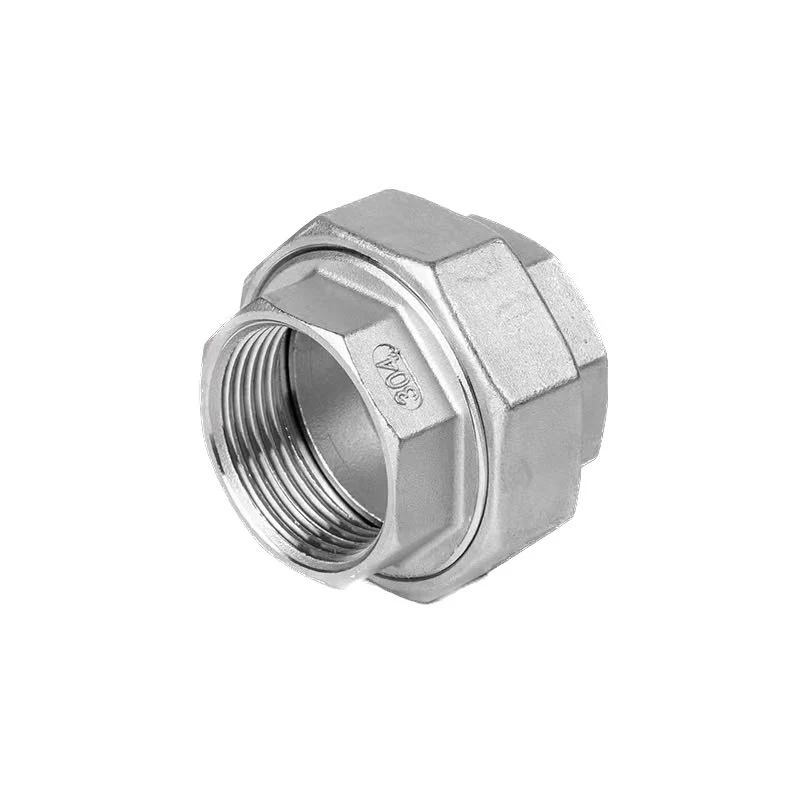 Wenzhou Industrial Ss201/304/316 Stainless Steel Female Threaded Pipe Fitting Joint Union