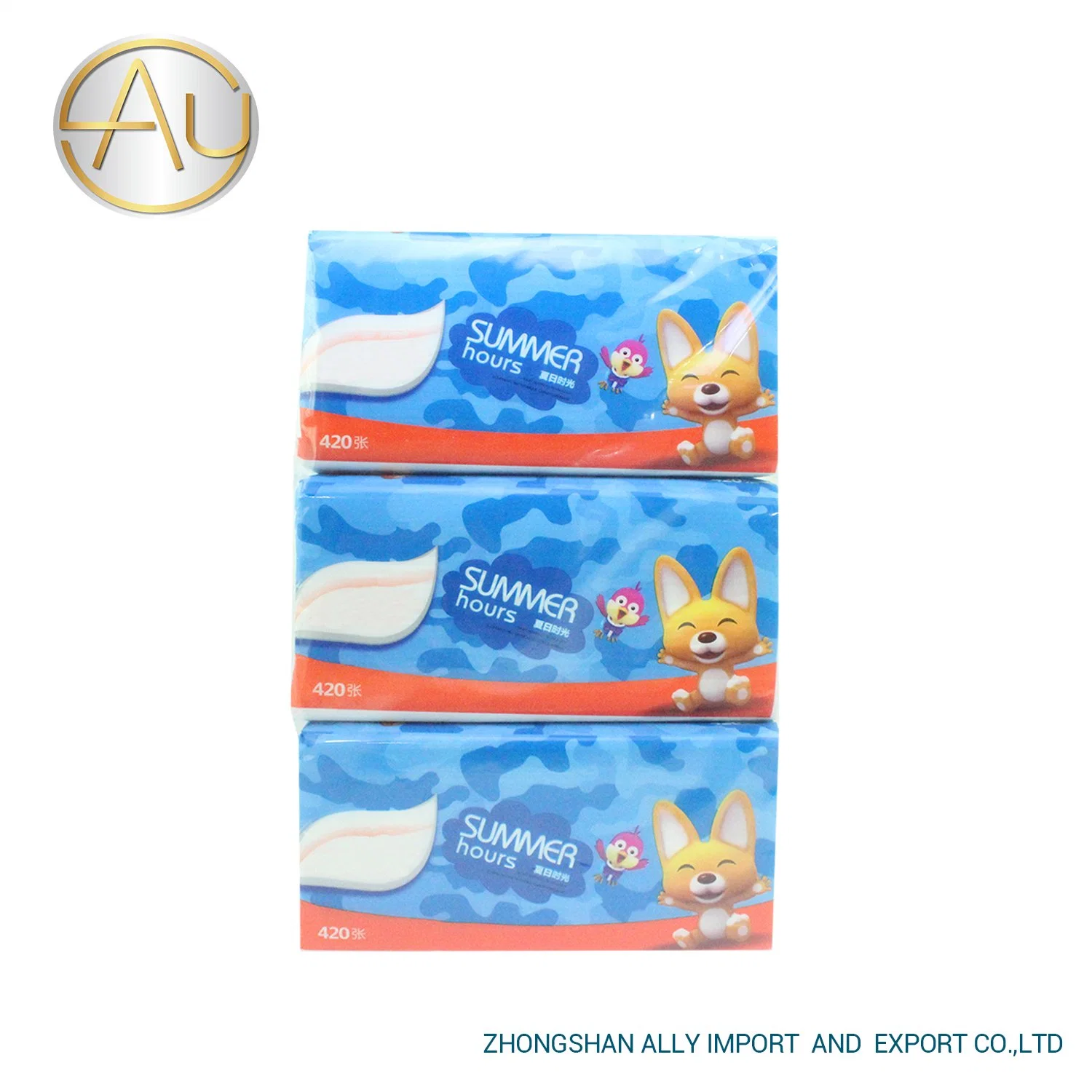 Plastic Bag Soft Pack White 2 Ply 3 Ply Facial Tissue