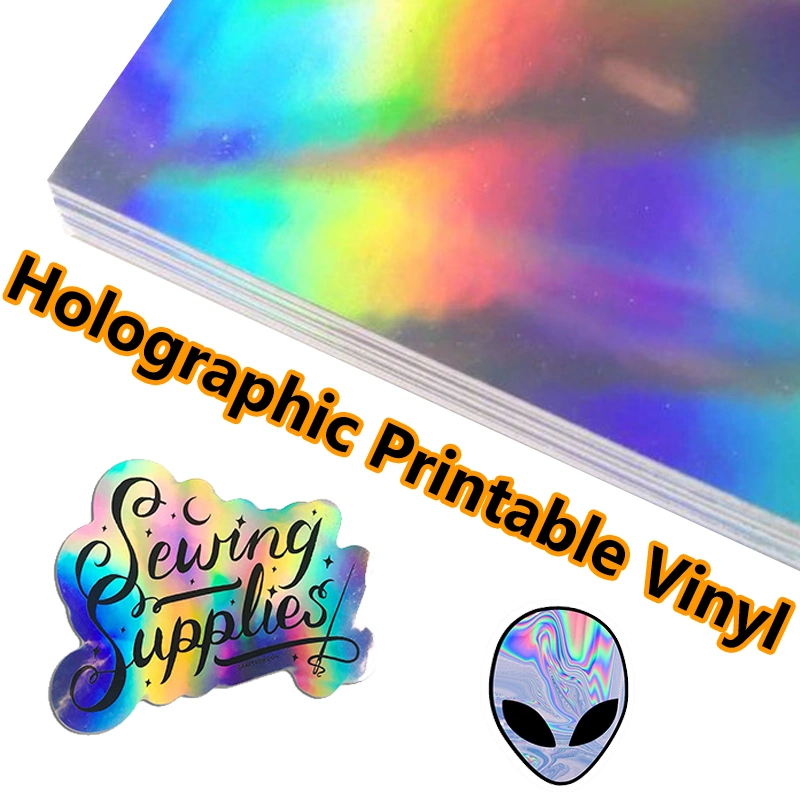 SINOVINYL Autocollant Holo Impression éco-solvant Vinyle imprimable holographique laser chromé.