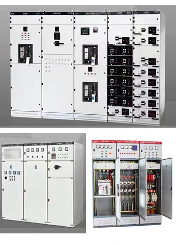 Cuboid Power Distribution Equipment PLC Control Cabinet