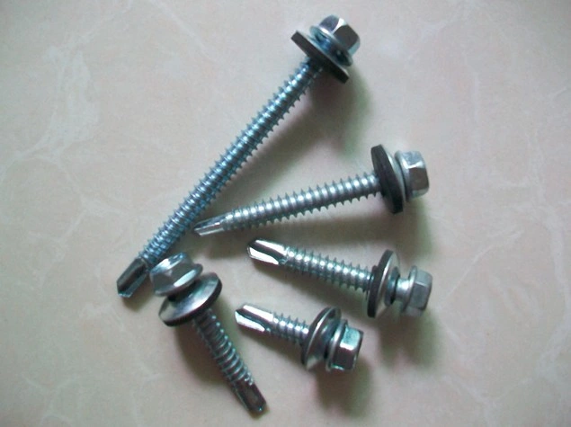 Hex Washer Head Self Drilling Screw, DIN7504k