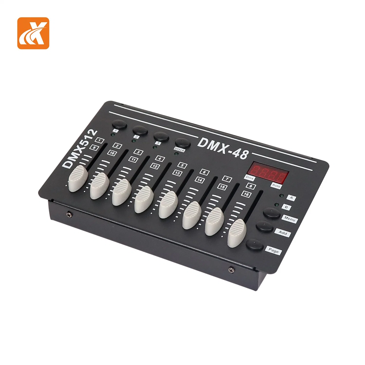 Model Kt-Mn48 Mini Console 5V 2W Power DMX512/1990 Signal Output 4-Digit Digital Soft Light Sweatshirt