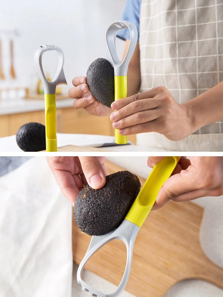 Fruta Plástica Corer de Manzana Corer Cortador de Pitter Cortador de cuchillo Avocado Separador de cuchara