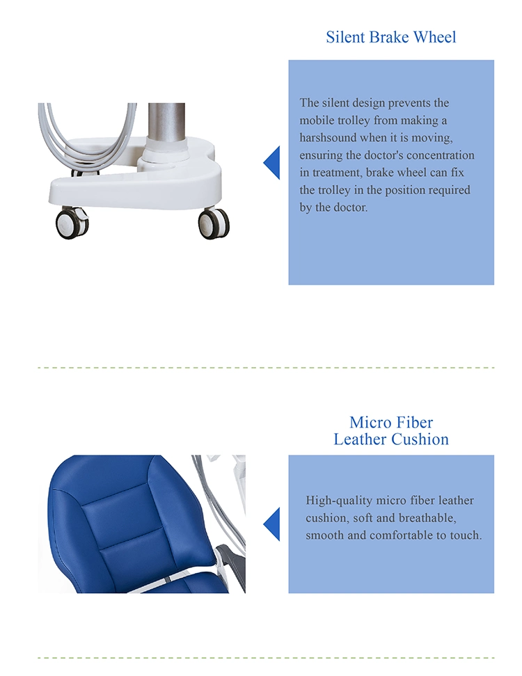 Gladent FDA Approved Dental Chair Dental Medical Equipment/Dental Office Furnishings/Dental Equipment Products