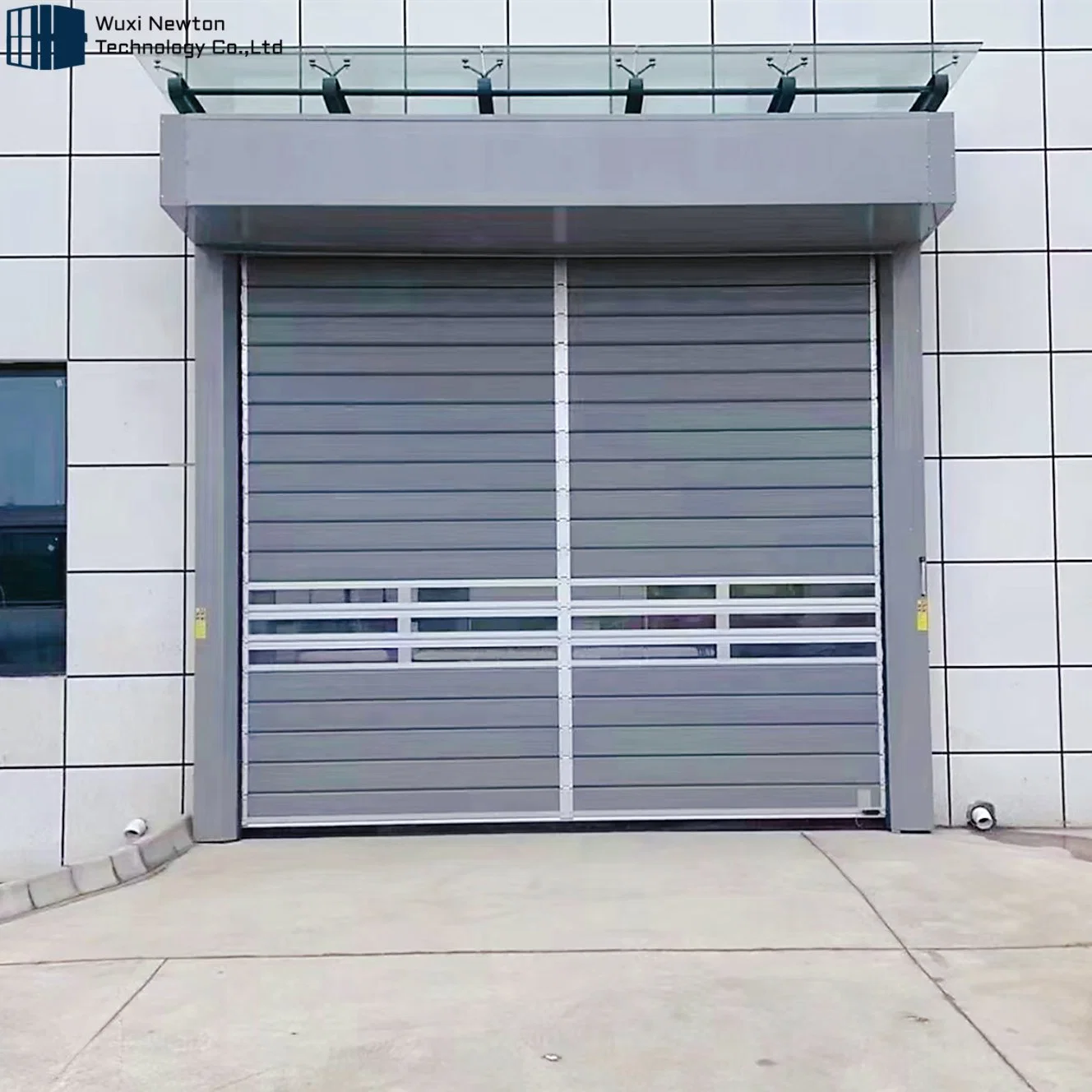 Fast Closing Rapid Insulated Large Aluminum Door Roller Rolling Shutter High Speed Hard Material Spiral Door