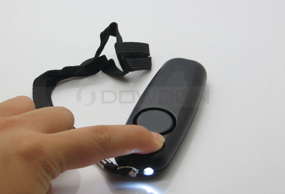 Wearable 130dB Personal Protection Alarm with Emergency Activation Key Ring Trigger with LED Light