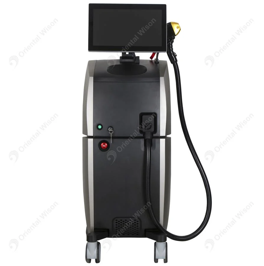 Diodo láser de 808nm diodos láser de hielo láser de triple onda CE Equipo médico Laser 808nm Hair Removal Machine 755 808 1064nm