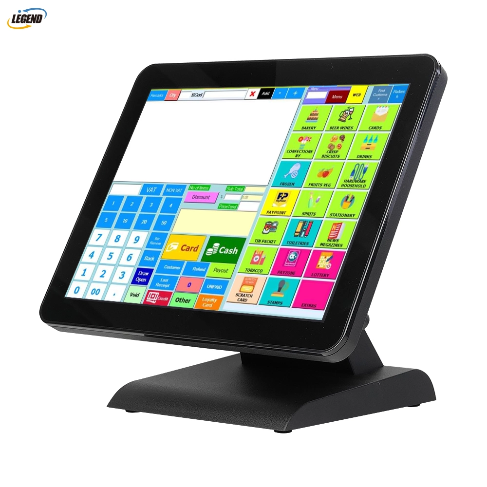 15" Windows POS All in One Computer for Retail Supermarket Grocery