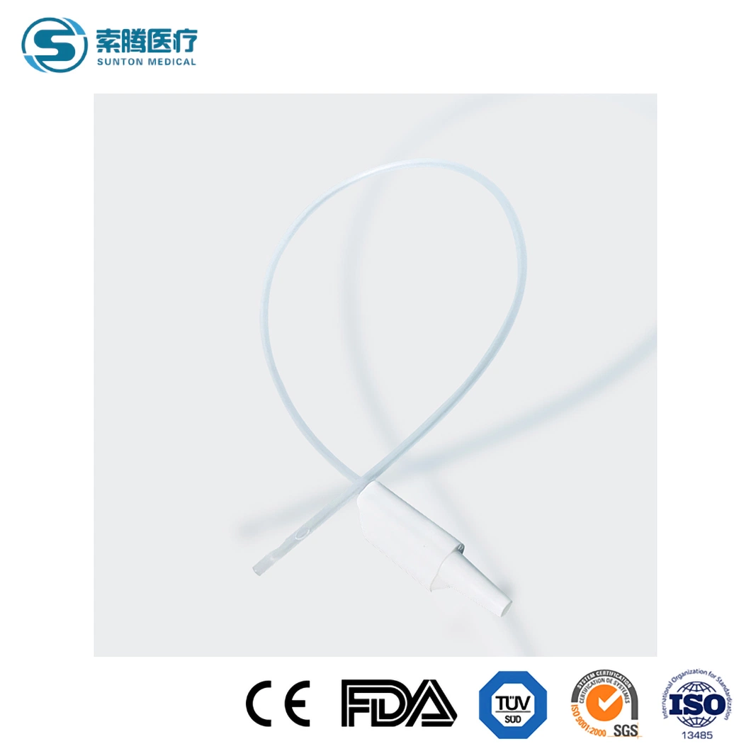 Suoton-freie Probe PVC-Absaug-Schleim-Katheter China Medical Supplies Absaugkatheter Herstellung Großhandel Kundenspezifischer Einweg-Absaugkatheter