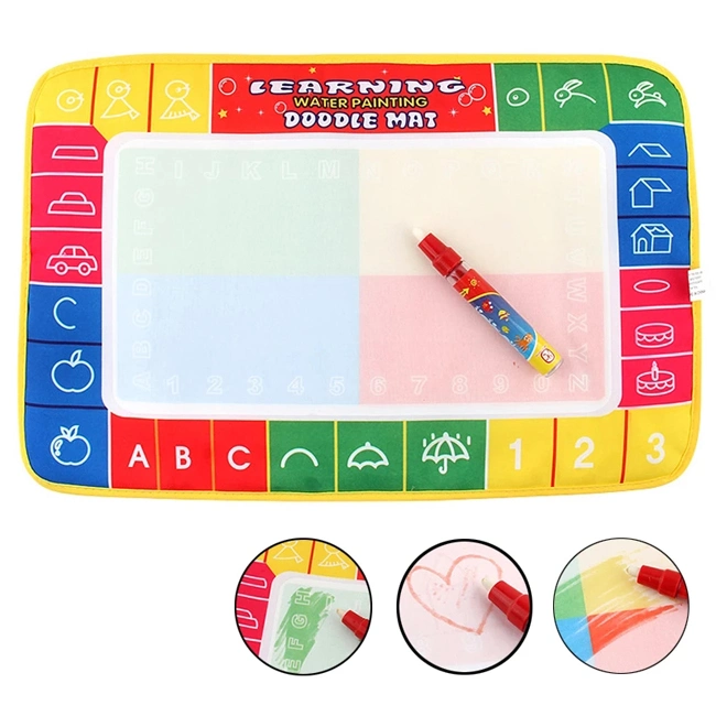 Wholesale/Supplier Children Magic Water Painting Blanket Early Educational Toys Creative Aqua Magic Doodle Mat with 2 Styles Magical Water Doodle Mat