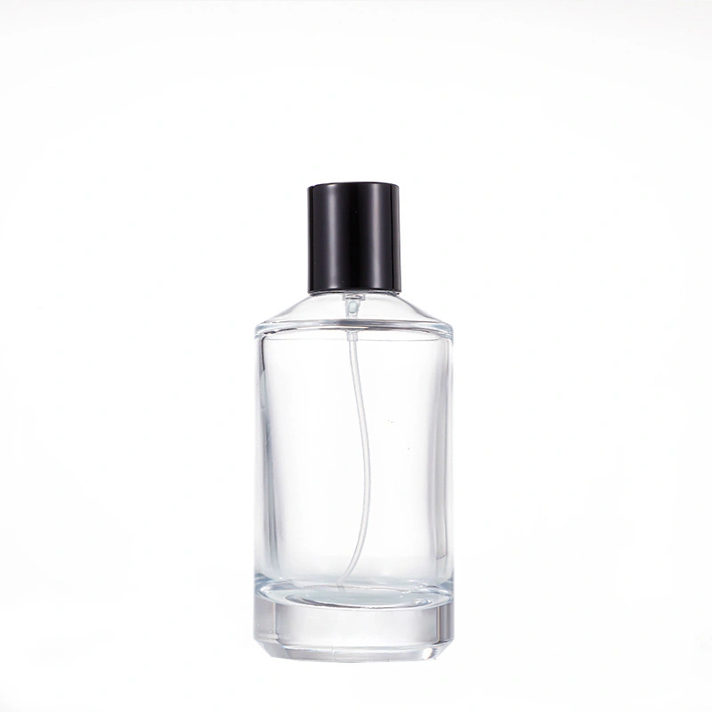 Bouteille de parfum en verre oblique ODM ODM, forme cylindrique d'épaule, avec Boîte personnalisée