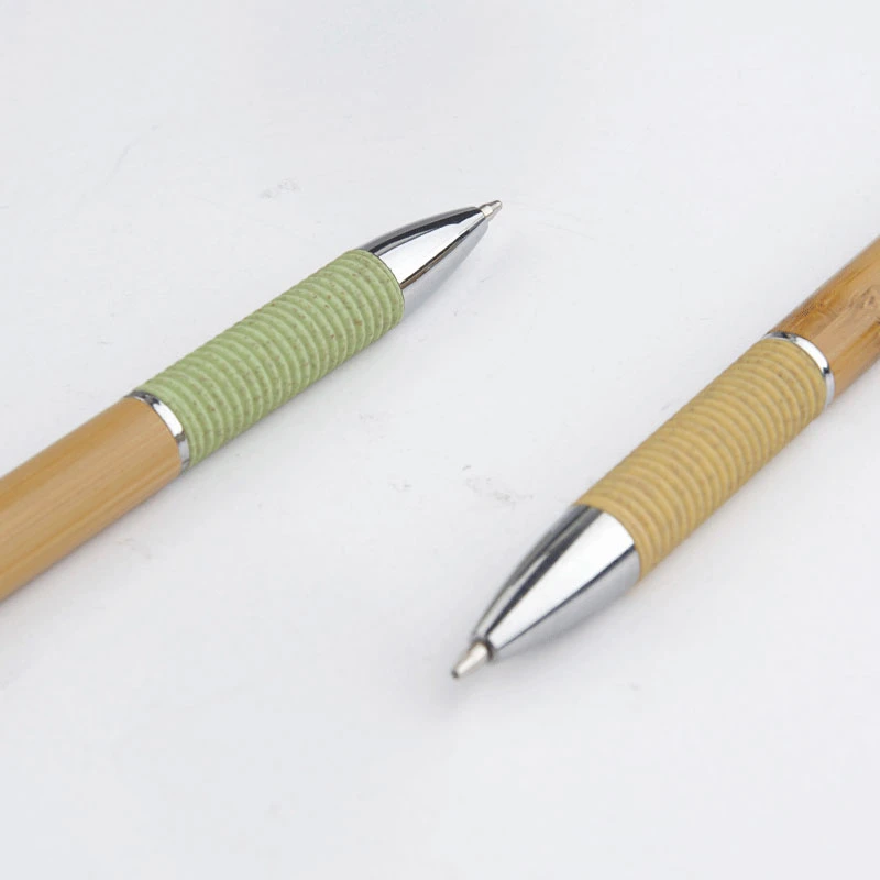 Pen Supplier Promotional Branded Eco Friendly Recycled Bamboo Ballpoint Pen