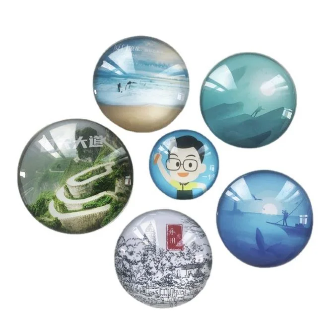 Promotional Crystal Glass Fridge Magnets