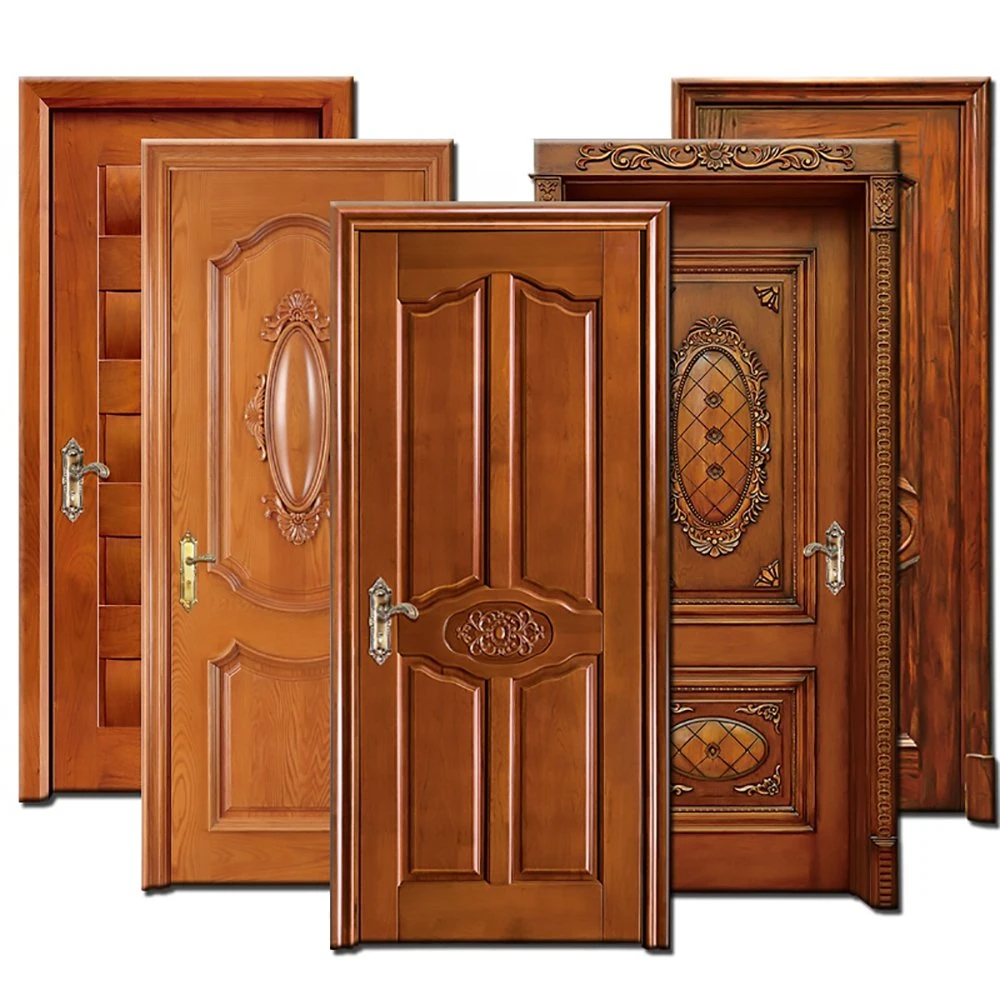 Garage Plain Teak Main Designs Single Designs Wooden Door Wood Doors