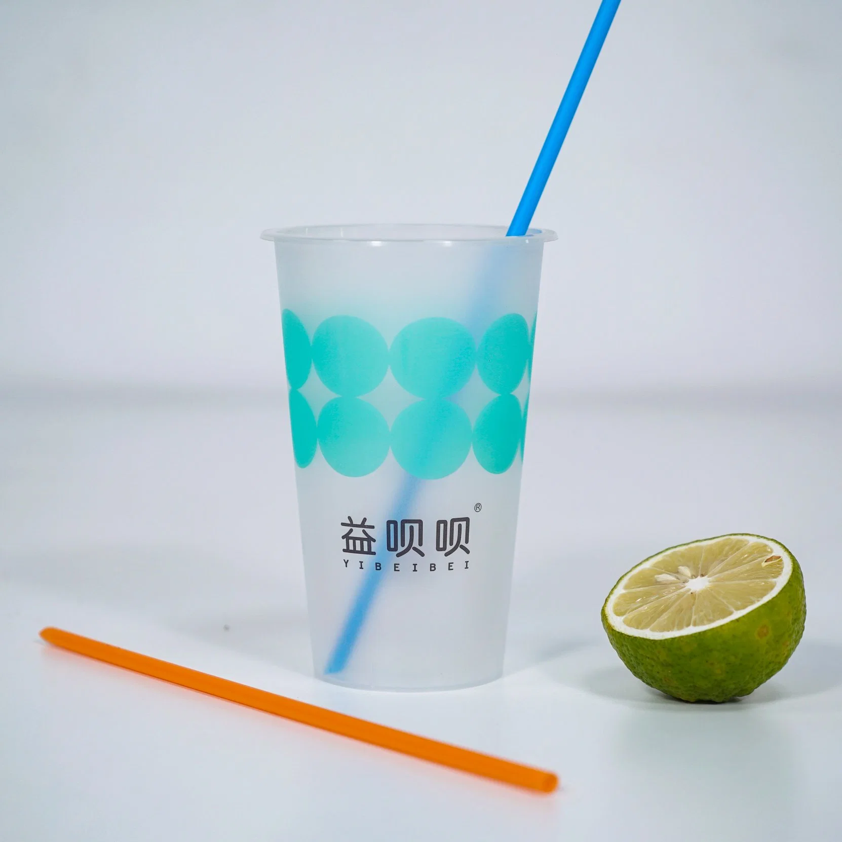 Wholesale/Supplier Free Sample Plastic Cup Disposable Plastic Cup with Lid, Biodegradable Clear PLA Plastic Cup for Smoothie Juice