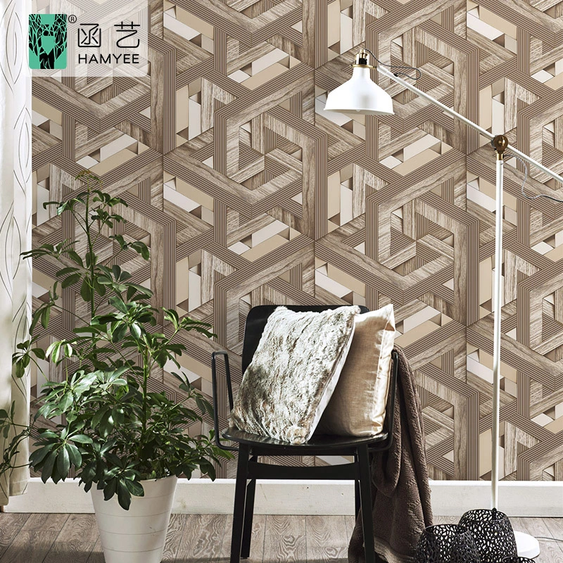 Hot Sale 3D PVC Home Wall Paper Non-Woven Wallpaper Decoration