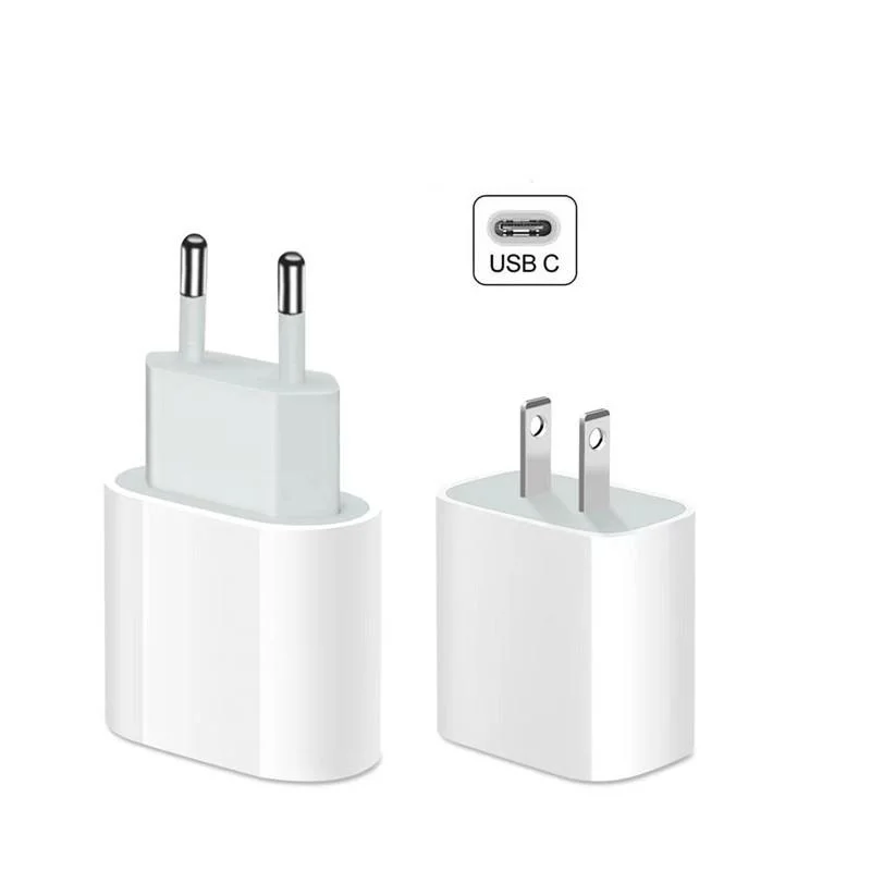 Adaptador de corriente de cargador de pared rápida USB-C 20W PD OEM de fábrica Para iPhone