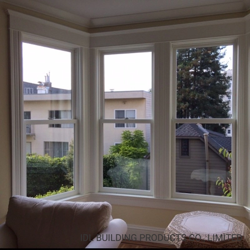 Double Glazing UPVC Window PVC Sliding Windows Soundproof Low-E Glass Casement Window