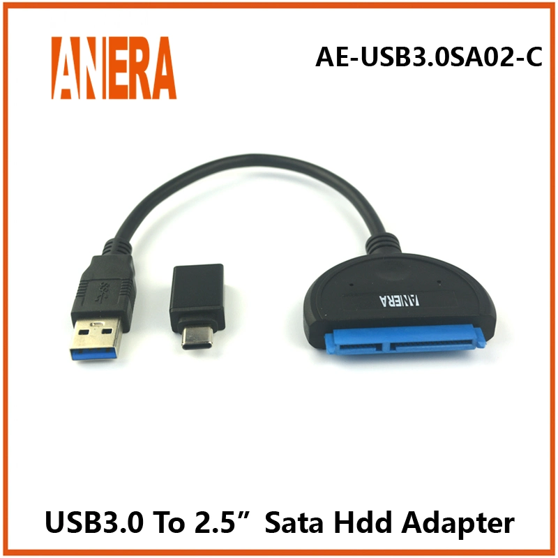 Высокоскоростной USB3.0 на 2,5" жесткого диска SATA кабель с адаптером дисков