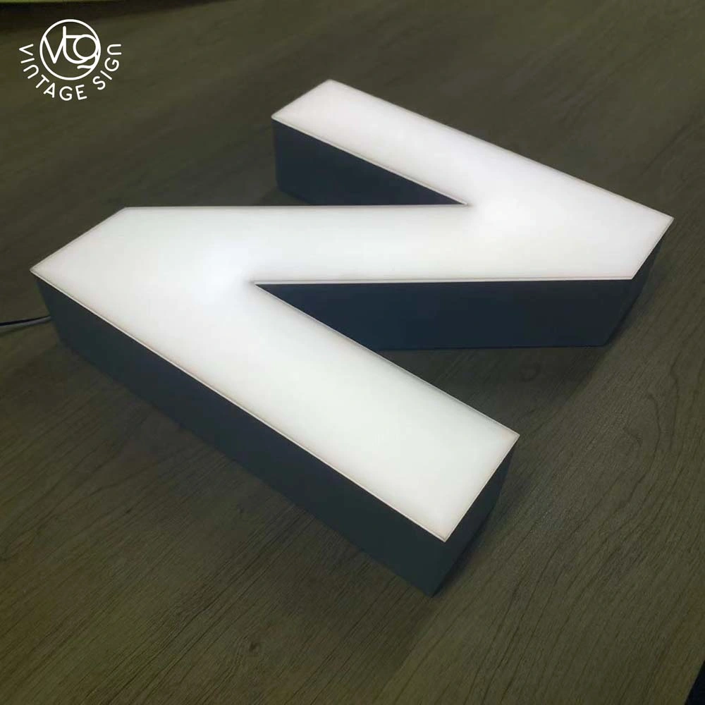 Front Light Letters Logo Custom Lightbox Signage Business LED Signs