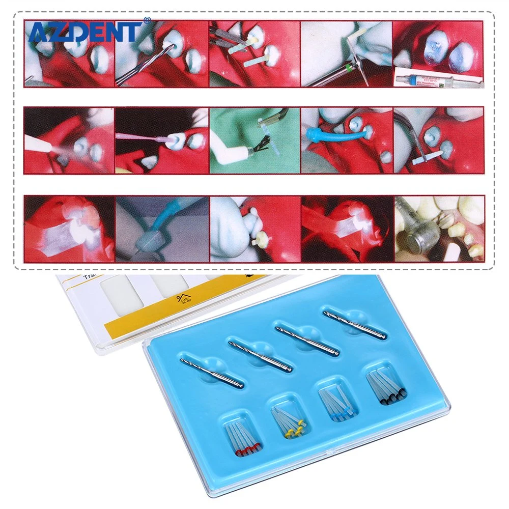 Factory Supply Price Dental Materials 1.2-1.8mm Dental Fiber Resin Post & Drills