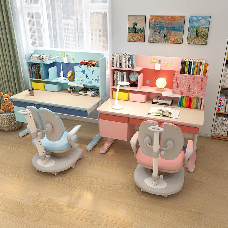 Nuevo diseño Mesa de Estudio ajustable para niños y silla