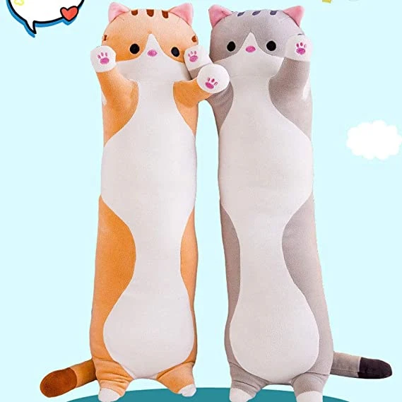 Coussin en peluche peluche pour bébé chat, peluche, Peloches, 70 cm