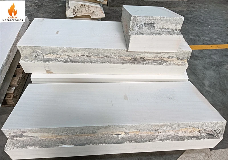 Used Fused Zirconium Corundum Refractory Brick for Glass Furnace