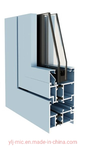 Ylj60c Thermal Barrier Side-Hung Aluminum Glass Door (C European Notch)